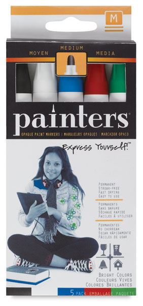 Bright Colors, Medium Point, Set of 5