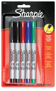 Card of 5, Assorted Colors