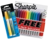 Set of 12, Assorted Colors with  2 FREE Sharpie Paint Markers &nbsp;<span class="bloc
