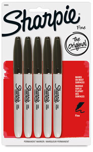 Card of 5, Black