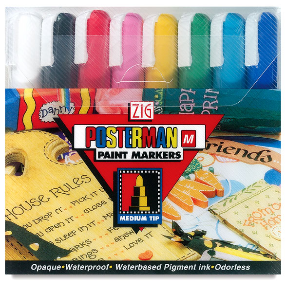 Set of 8 Medium Tip Markers
