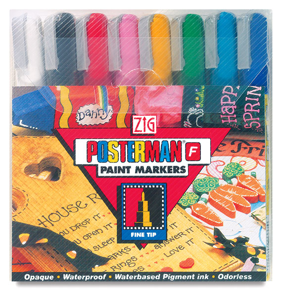 Set of 8 Fine Line Markers
