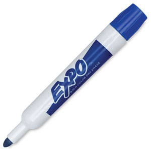 Bullet Tip Dry Erase Marker, Blue