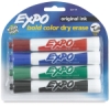 Chisel Tip Dry Erase Markers, Set of 4