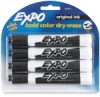 Chisel Tip Dry Erase Markers, Set of 4