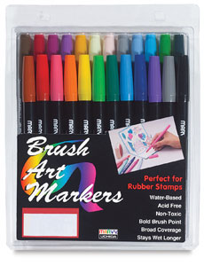 Brush Markers, Set of 24