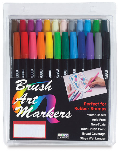 Brush Markers, Set of 24