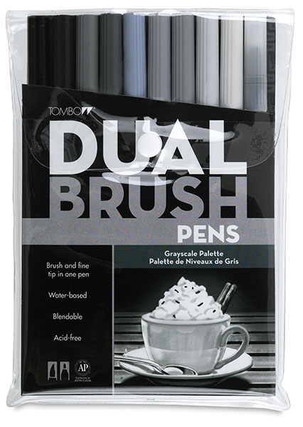Set of 10 Gray Scale Colors