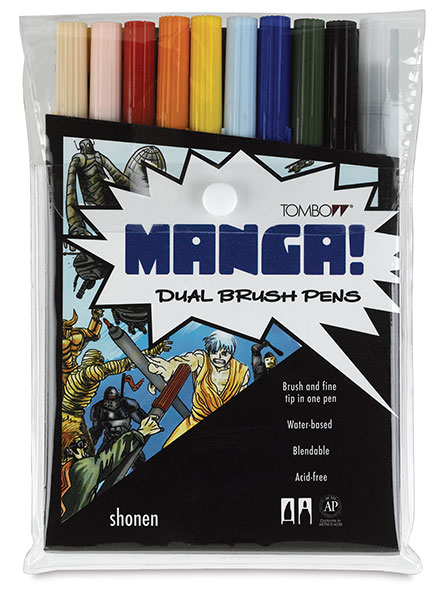 Set of 10 Manga Shonen Colors