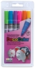 Hot Colors Set of 6, Fine Tip