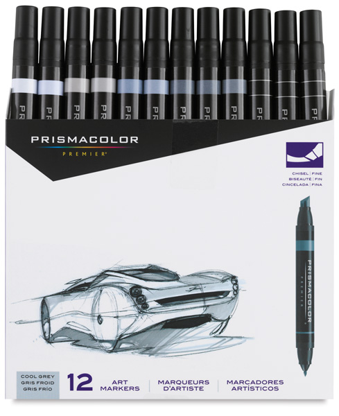 Set of 12, Cool Grays