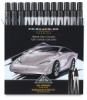 Set of 12, Warm Grays