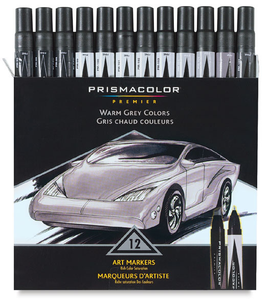 Set of 12, Warm Grays