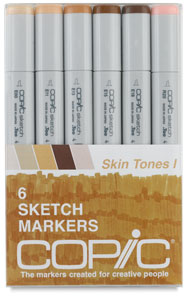 Skin Tones, Set of 6