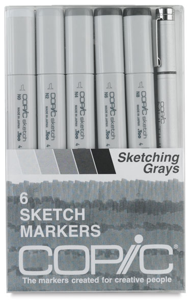 Sketching Grays, Set of 6