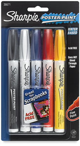 Set of 5, Assorted, Fine Point 