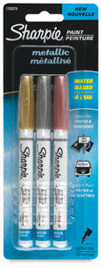 Set of 3, Metallic Colors, Extra-Fine Point