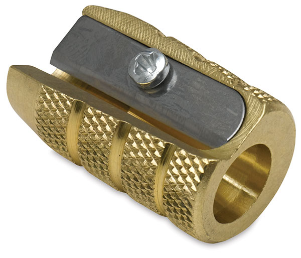 Grenade Brass Pencil Sharpener, Single Hole