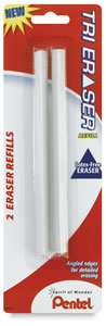 Eraser Refills, Pkg of 2