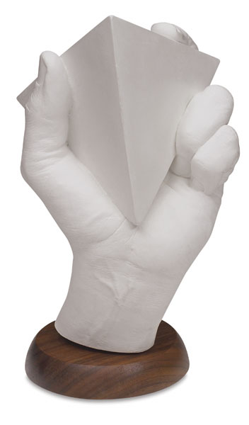 Hand Stand, with Tetrahedron