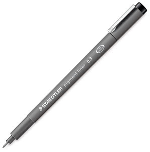 Black Pigment Liner Pen, 0.3 mm