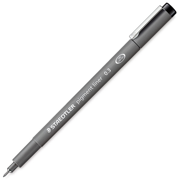 Black Pigment Liner Pen, 0.3 mm