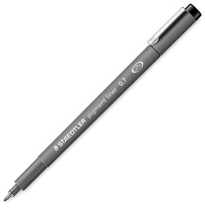 Black Pigment Liner Pen, 0.7 mm