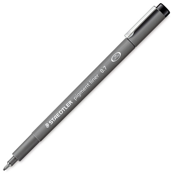 Black Pigment Liner Pen, 0.7 mm