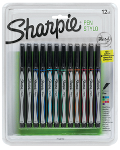 Sharpie Pen, Set of 12 Assorted Colors