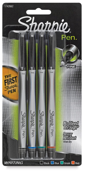 Sharpie Pen, Set of 4 Assorted Colors