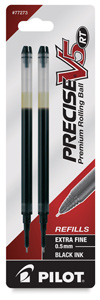 Precise V5 Retractable Pen, Pgk of 2