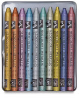 Caran d'Ache Neocolor I Metallic Artist Crayons