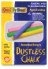 Multi Dustless Chalk, 12 Pieces