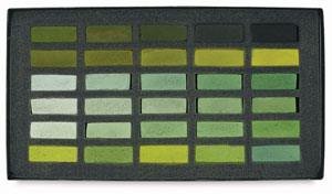 Warm Greens, Set of 30
