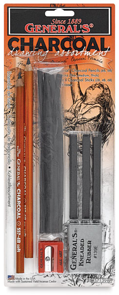 Charcoal Drawing Assortment