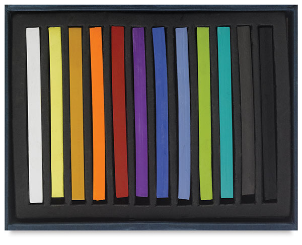 Semi-Hard Square Pastels, Set of 12