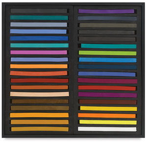 Semi-Hard Square Pastels, Set of 36