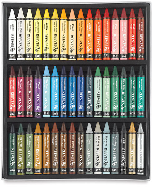 Watersoluble Wax Pastels, Set of 48
