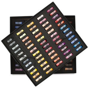 Half-Size Medium-Soft Pastel Sticks, Set of 120