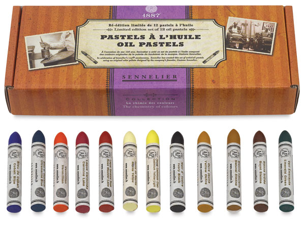 Oil Pastels, Set of 12