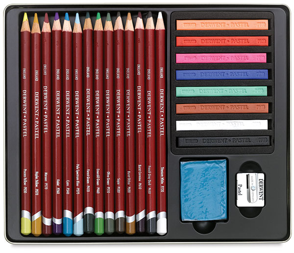Pastel Pencil Collection, 24-Piece Set