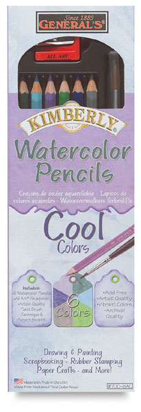 Set of 6 Cool Colors