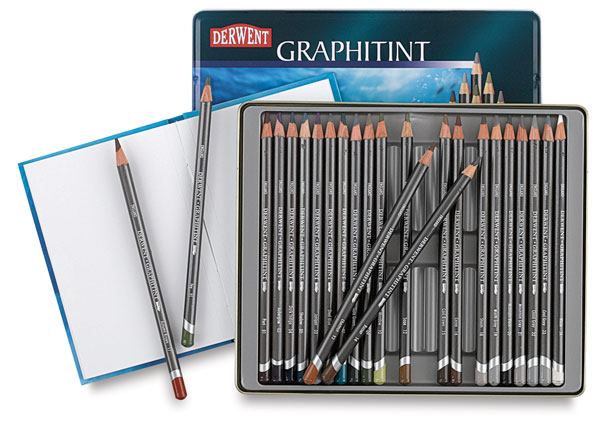 Graphitint Set of 24  with FREE Sketchbook! 