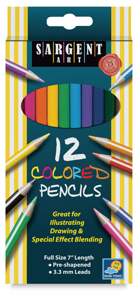 Colored Pencils, Set of 12