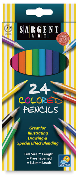Colored Pencils, Set of 24