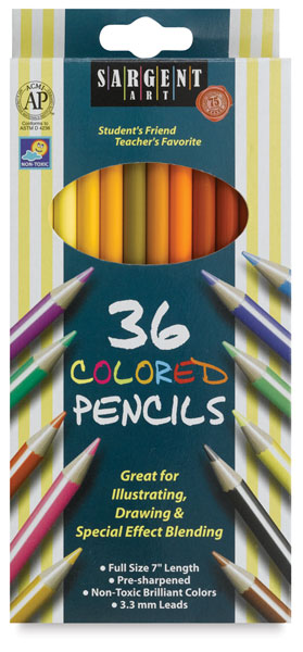 Colored Pencils, Set of 36  NEW! 