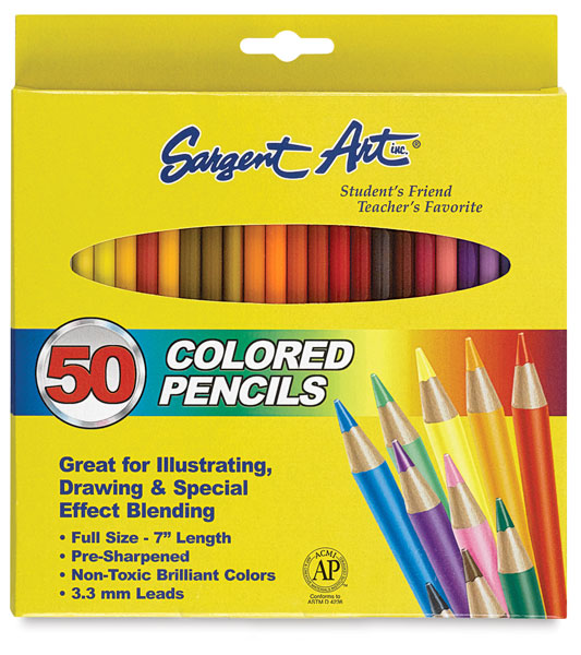 Colored Pencils, Set of 50