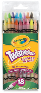 Twistables Colored Pencils, Set of 18