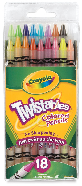 Twistables Colored Pencils, Set of 18