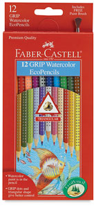 Grip Watercolor EcoPencils, Set of 12
